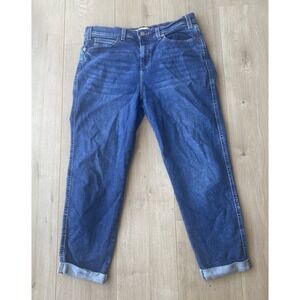 Levi's Signature Heritage Boyfriend Jeans Women's Size 10 Waist 30 Dark Stretch